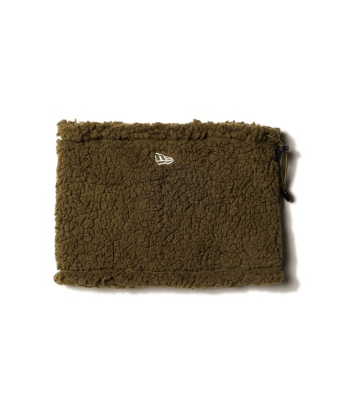 NEW ERA（ニューエラ）の「ニューエラ ネックウォーマー ボア フリースファー（ネックウォーマー/スヌード・メンズ・ホワイト/ブラック/ベージュ/カーキ/ネイビー/グレー/オリーブ/ダークグレー/グレー系その他/ライトベージュ/ブルー系その他・FREE）」の8枚目の写真