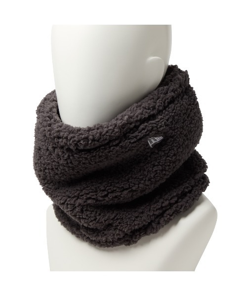 NEW ERA（ニューエラ）の「ニューエラ ネックウォーマー ボア フリースファー（ネックウォーマー/スヌード・メンズ・ホワイト/ブラック/ベージュ/カーキ/ネイビー/グレー/オリーブ/ダークグレー/グレー系その他/ライトベージュ/ブルー系その他・FREE）」の14枚目の写真