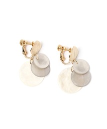 studio CLIP | シェルプレートイヤリング(イヤリング)