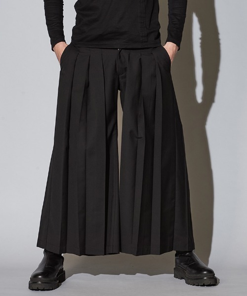 NO ID.（ノーアイディ）の「mp9136-プリーツワイドＰＴ パンツ（その他パンツ・メンズ・グレー/ブルーグリーン/ブラック・3/2/1）」の19枚目の写真