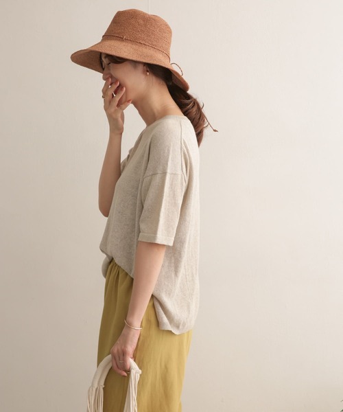 Research Research 高機能リネンニットtシャツ Tシャツ カットソー Urban トップス Doors アーバンリサーチドアーズ のファッション