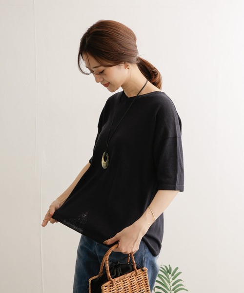Research Research 高機能リネンニットtシャツ Tシャツ カットソー Urban トップス Doors アーバンリサーチドアーズ のファッション