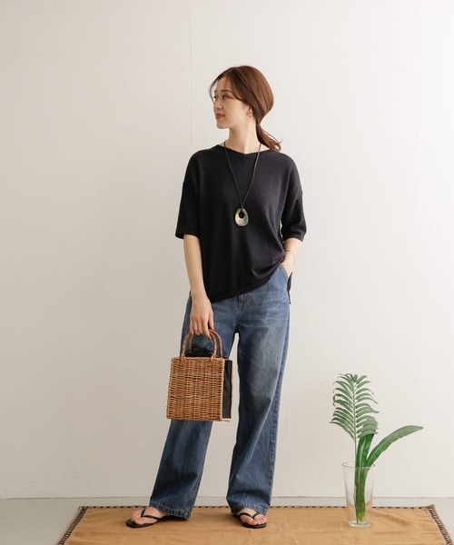 Research Research 高機能リネンニットtシャツ Tシャツ カットソー Urban トップス Doors アーバンリサーチドアーズ のファッション