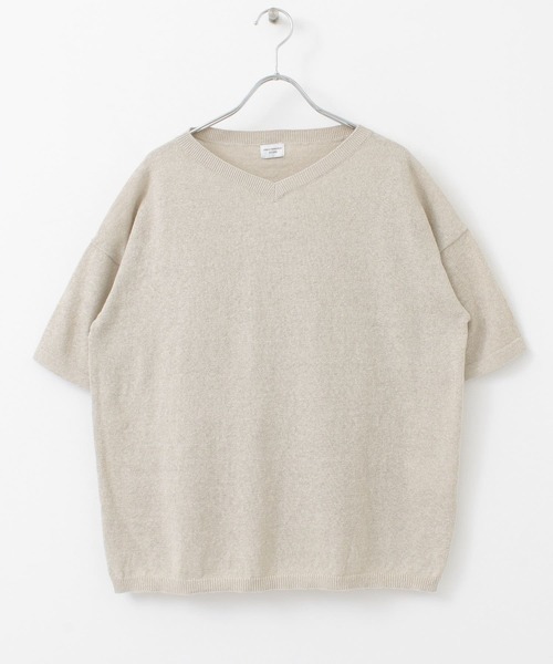 URBAN RESEARCH DOORS（アーバンリサーチドアーズ）の「高機能リネンニットTシャツ（Tシャツ/カットソー・レディース・ネイビー/ブラウン/ベージュ系その他・ONE）」の15枚目の写真