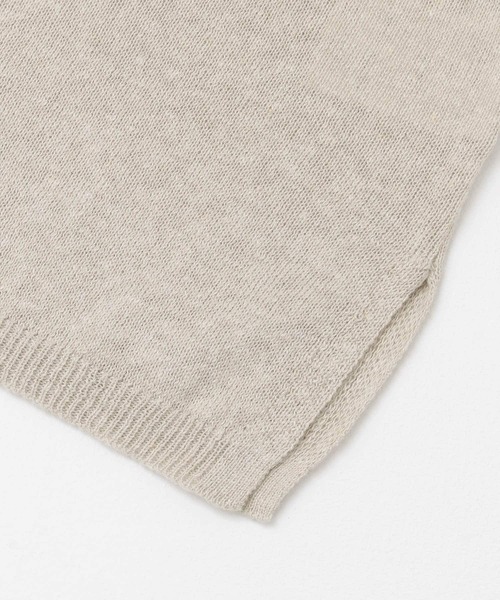 URBAN RESEARCH DOORS（アーバンリサーチドアーズ）の「高機能リネンニットTシャツ（Tシャツ/カットソー・レディース・ネイビー/ブラウン/ベージュ系その他・ONE）」の16枚目の写真