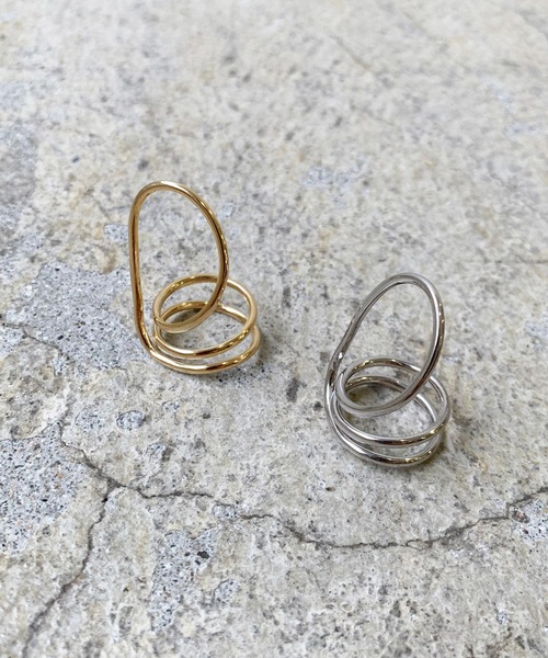 LIAN（リアン）の「3WAYトリプルリング（リング・レディース・シルバー/ゴールド・FREE）」の6枚目の写真