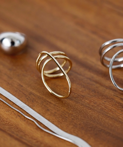 LIAN（リアン）の「3WAYトリプルリング（リング・レディース・シルバー/ゴールド・FREE）」の7枚目の写真