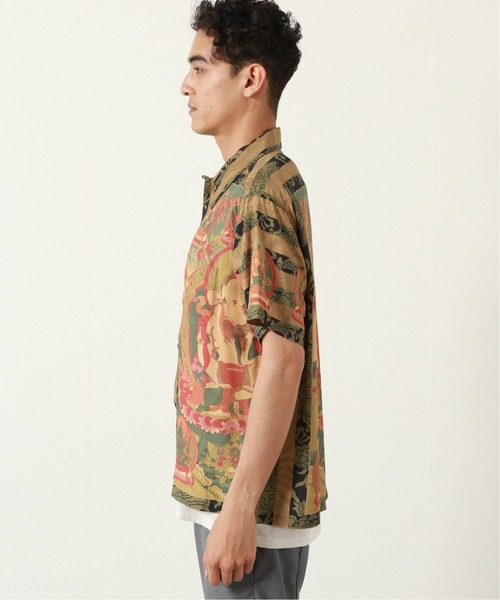 SUN SURF（サンサーフ）の「【SUN SURF /サンサーフ】MANDALA（シャツ/ブラウス・メンズ・ブラック/ホワイト・MEDIUM/LARGE）」の5枚目の写真