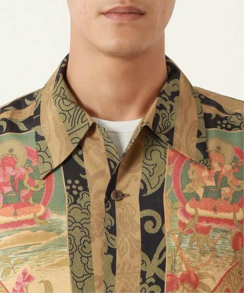 SUN SURF（サンサーフ）の「【SUN SURF /サンサーフ】MANDALA（シャツ/ブラウス・メンズ・ブラック/ホワイト・MEDIUM/LARGE）」の7枚目の写真