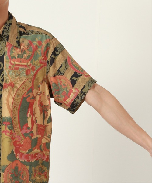 SUN SURF（サンサーフ）の「【SUN SURF /サンサーフ】MANDALA（シャツ/ブラウス・メンズ・ブラック/ホワイト・MEDIUM/LARGE）」の9枚目の写真