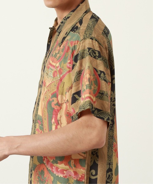 SUN SURF（サンサーフ）の「【SUN SURF /サンサーフ】MANDALA（シャツ/ブラウス・メンズ・ブラック/ホワイト・MEDIUM/LARGE）」の10枚目の写真