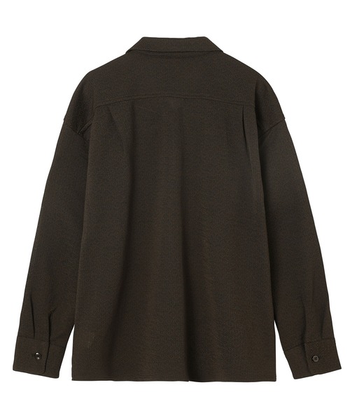 X-girl(エックスガール)の「JACQUARD JERSEY L/S SHIRT(シャツ/ブラウス・レディース・ブラウン/グリーン・S/M)」の10枚目の写真