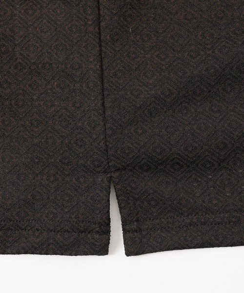 X-girl(エックスガール)の「JACQUARD JERSEY L/S SHIRT(シャツ/ブラウス・レディース・ブラウン/グリーン・S/M)」の8枚目の写真