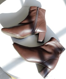 ストレッチスクエアショートブーツ【日本製】