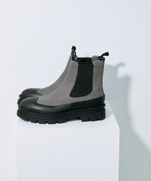 JVAM（ジェーヴィエーエム）の「【JVAM for ADAM ET ROPE'】CHUNKY CHELSEA BOOT NUBUK（ブーツ・レディース・ブラック/グレー/ベージュ系その他・38/39/36/37）」の3枚目の写真