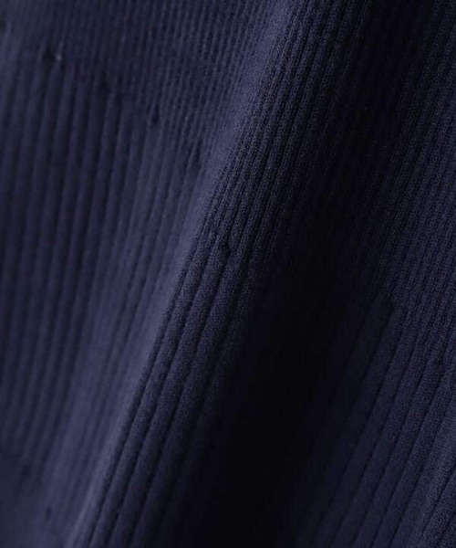 N.（N. Natural Beauty Basic）（エヌエヌナチュラルビューティーベーシック）の「【追加生産】◆ショルダーボタンリブニット（ニット/セーター・レディース・オフホワイト/ライトグリーン/ネイビー・MEDIUM）」の13枚目の写真