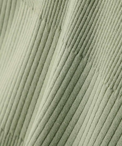 N.（N. Natural Beauty Basic）（エヌエヌナチュラルビューティーベーシック）の「【追加生産】◆ショルダーボタンリブニット（ニット/セーター・レディース・オフホワイト/ライトグリーン/ネイビー・MEDIUM）」の15枚目の写真