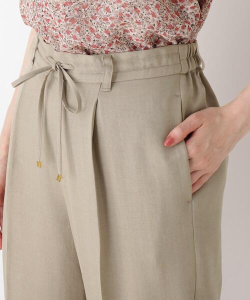 DRESKIP（ドレスキップ）の「◆麻調イージ－パンツ（その他パンツ・レディース・ライトベージュ/ブラウン系その他/ネイビー・02/03）」の6枚目の写真