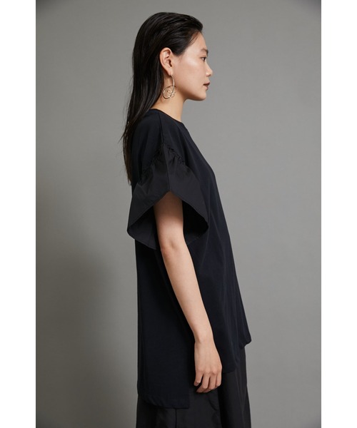 HeRIN.CYE（ヘリンドットサイ）の「Frill T-SH（Tシャツ/カットソー・レディース・ホワイト/ブラック/ブルー・FREE）」の6枚目の写真