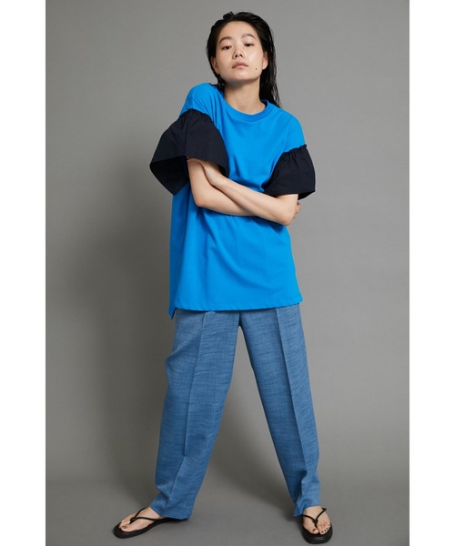 HeRIN.CYE（ヘリンドットサイ）の「Frill T-SH（Tシャツ/カットソー・レディース・ホワイト/ブラック/ブルー・FREE）」の12枚目の写真