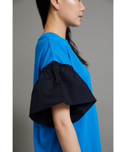 HeRIN.CYE（ヘリンドットサイ）の「Frill T-SH（Tシャツ/カットソー・レディース・ホワイト/ブラック/ブルー・FREE）」の15枚目の写真