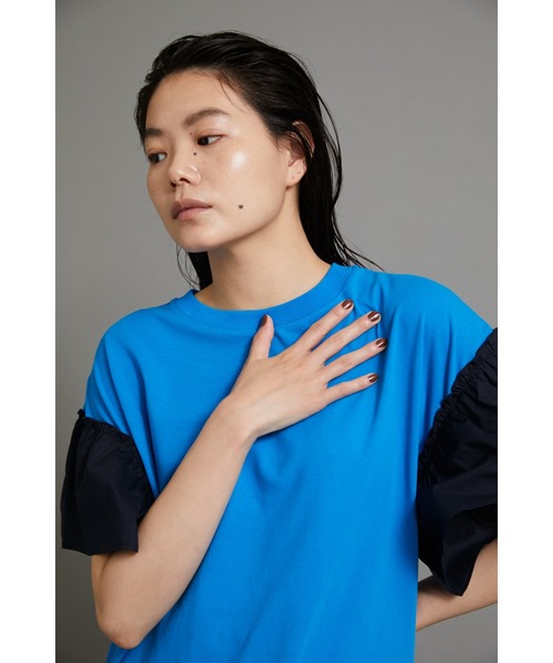 HeRIN.CYE（ヘリンドットサイ）の「Frill T-SH（Tシャツ/カットソー・レディース・ホワイト/ブラック/ブルー・FREE）」の17枚目の写真