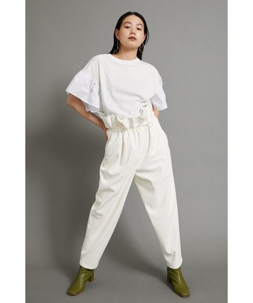 HeRIN.CYE（ヘリンドットサイ）の「Frill T-SH（Tシャツ/カットソー・レディース・ホワイト/ブラック/ブルー・FREE）」の20枚目の写真