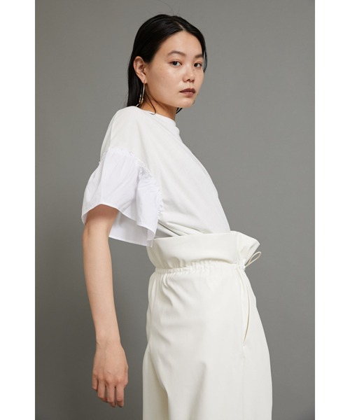 HeRIN.CYE（ヘリンドットサイ）の「Frill T-SH（Tシャツ/カットソー・レディース・ホワイト/ブラック/ブルー・FREE）」の21枚目の写真