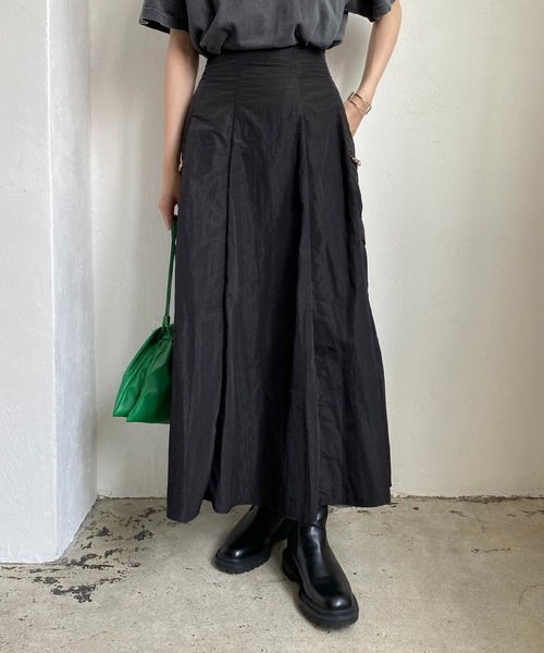 CAPRICIEUX LE'MAGE（カプリシューレマージュ）の「ナイロンカーゴZIPポケスカート（スカート・レディース・ブラック/カーキ/レッド・FREE）」の21枚目の写真