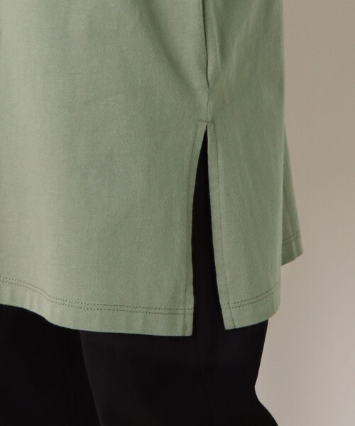 SHOO・LA・RUE（シューラルー）の「◆コットンゆるシルエットワンピース（ワンピース・レディース・チャコールグレー/カーキ/ブラック/ブラック系2・00）」の10枚目の写真