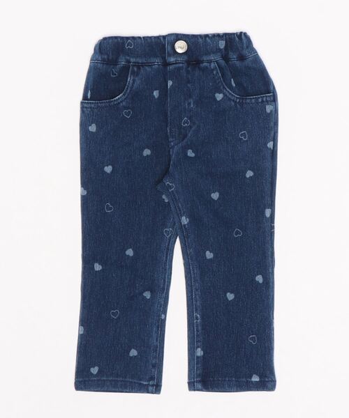 Moujonjon(ムージョンジョン)の「デニムニット柄込パンツ(デニムパンツ・キッズ・ブルー/その他1/その他3・90/100/110/120/80/130/95/140)」の3枚目の写真