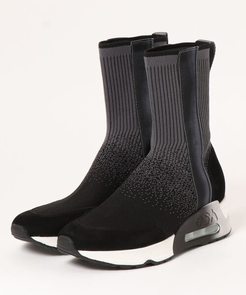 ASH（アッシュ）の「【LIBERRTY SOCK】ミドル丈ニットスニーカー（スニーカー・レディース・ブラック×グレー/ブラック×カーキ・40/38/39/35/36/37）」の15枚目の写真
