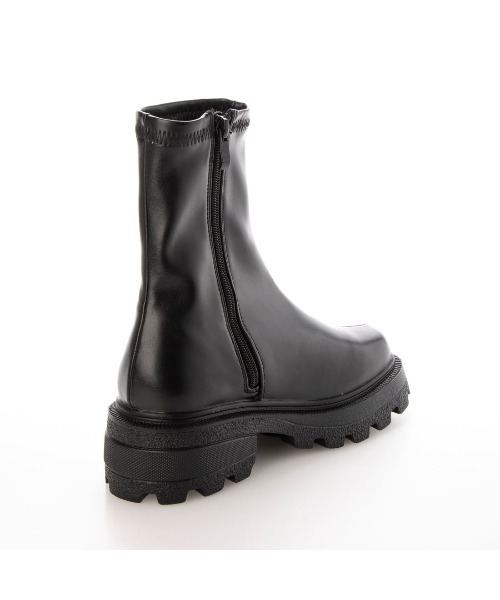 Mafmof（マフモフ）の「Mafmof(マフモフ) ボリュームソールスクエアストレッチ ブーツ（ブーツ・レディース・ベージュ/ブラック系その他/ブラック/ブラウン・L/M/S/LL）」の20枚目の写真