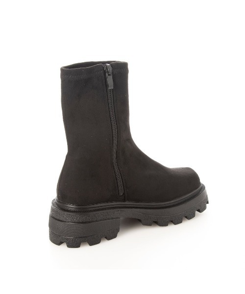 Mafmof（マフモフ）の「Mafmof(マフモフ) ボリュームソールスクエアストレッチ ブーツ（ブーツ・レディース・ベージュ/ブラック系その他/ブラック/ブラウン・L/M/S/LL）」の21枚目の写真