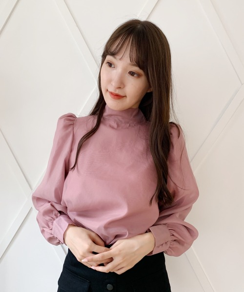 Loueme（ルエム）の「2WAYボリュームスリーブ ボウタイブラウス（シャツ/ブラウス・レディース・アイボリー/ピンク/サックスブルー/ブラック・FREE）」の18枚目の写真