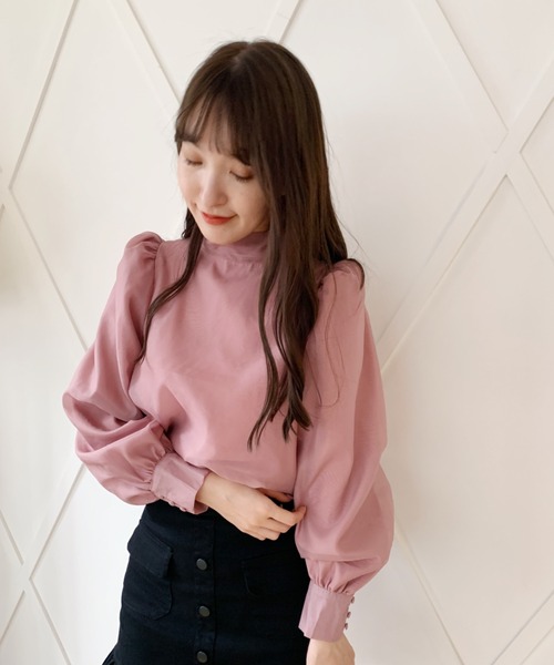 Loueme（ルエム）の「2WAYボリュームスリーブ ボウタイブラウス（シャツ/ブラウス・レディース・アイボリー/ピンク/サックスブルー/ブラック・FREE）」の19枚目の写真