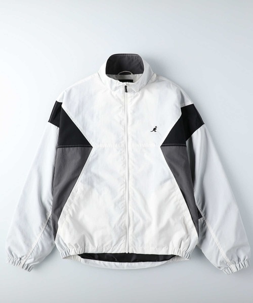 KANGOL(カンゴール)の「【KANGOL】バイカラートラックジャケット(ジャージ・レディース・ホワイト/ブラック・M/L)」の11枚目の写真