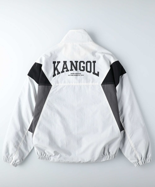 KANGOL(カンゴール)の「【KANGOL】バイカラートラックジャケット(ジャージ・レディース・ホワイト/ブラック・M/L)」の12枚目の写真