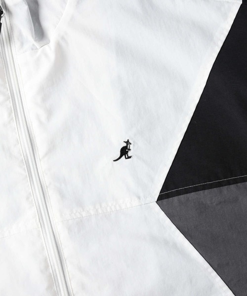 KANGOL(カンゴール)の「【KANGOL】バイカラートラックジャケット(ジャージ・レディース・ホワイト/ブラック・M/L)」の4枚目の写真