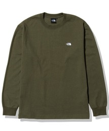 THE NORTH FACE/ノースフェイス 無地ロンT ワンポイントロゴ/刺繍ロゴ UVカット オーガニックコットン/NUPTSE COTTON TEE ヌプシコットン ロンT NT82135