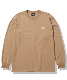 THE NORTH FACE/ノースフェイス 無地ロンT ワンポイントロゴ/刺繍ロゴ UVカット オーガニックコットン/NUPTSE COTTON TEE ヌプシコットン ロンT NT82135