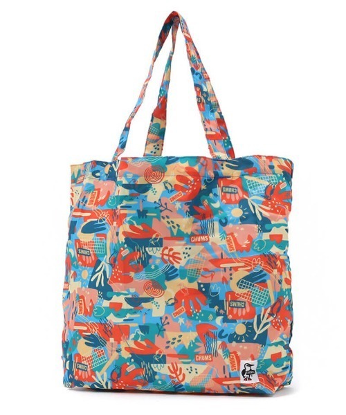 CHUMS（チャムス）の「【CHUMS】Compact Eco Bag（エコバッグ/サブバッグ・メンズ・オレンジ系その他/ネイビー系/ブラック系その他・FREE）」の3枚目の写真