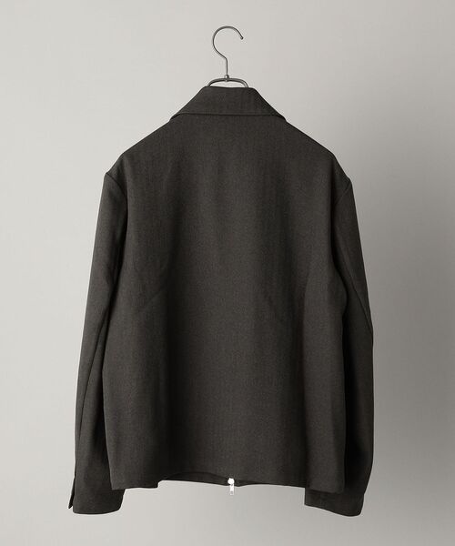 SHIPS（シップス）の「SHIPS: japan quality ウールライク ジップ ブルゾン（ブルゾン・メンズ・ブラウン/ダークグレー・SMALL/MEDIUM/LARGE/X-LARGE）」の7枚目の写真