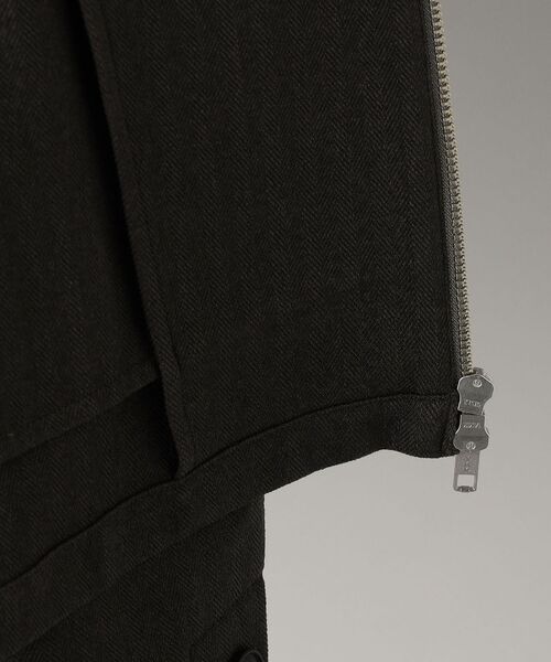 SHIPS（シップス）の「SHIPS: japan quality ウールライク ジップ ブルゾン（ブルゾン・メンズ・ブラウン/ダークグレー・SMALL/MEDIUM/LARGE/X-LARGE）」の10枚目の写真