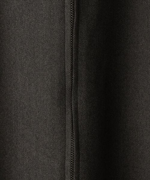 SHIPS（シップス）の「SHIPS: japan quality ウールライク ジップ ブルゾン（ブルゾン・メンズ・ブラウン/ダークグレー・SMALL/MEDIUM/LARGE/X-LARGE）」の12枚目の写真