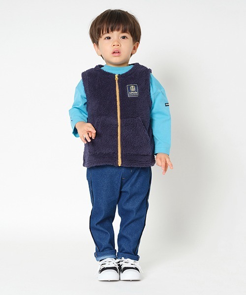 kladskap（クレードスコープ）の「サイドロゴテープロング丈ストレッチパンツ（その他パンツ・キッズ・ベージュ/カーキ/ネイビー・100cm/120cm/110cm/130cm/90cm/80ｃｍ）」の21枚目の写真