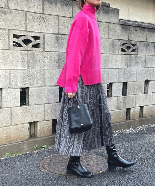 La-gemme（ラジェム）の「スクエアトゥロングブーツ（ブーツ・レディース・ホワイト/キャメル/ブラック・35/38/40/36/37/39）」の17枚目の写真