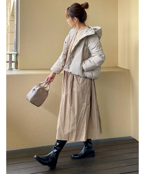 La-gemme（ラジェム）の「スクエアトゥロングブーツ（ブーツ・レディース・ホワイト/キャメル/ブラック・35/38/40/36/37/39）」の18枚目の写真