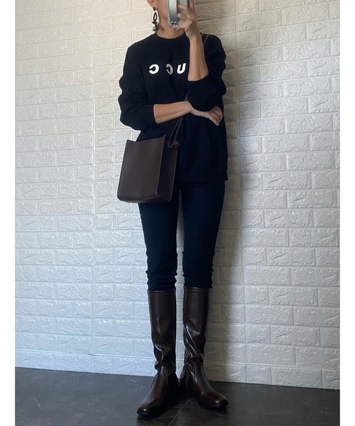 La-gemme（ラジェム）の「スクエアトゥロングブーツ（ブーツ・レディース・ホワイト/キャメル/ブラック・35/38/40/36/37/39）」の19枚目の写真