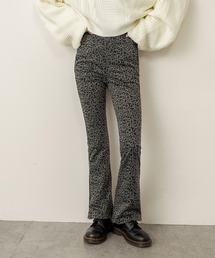 RASVOA | レオパードフレアパンツ(その他パンツ)